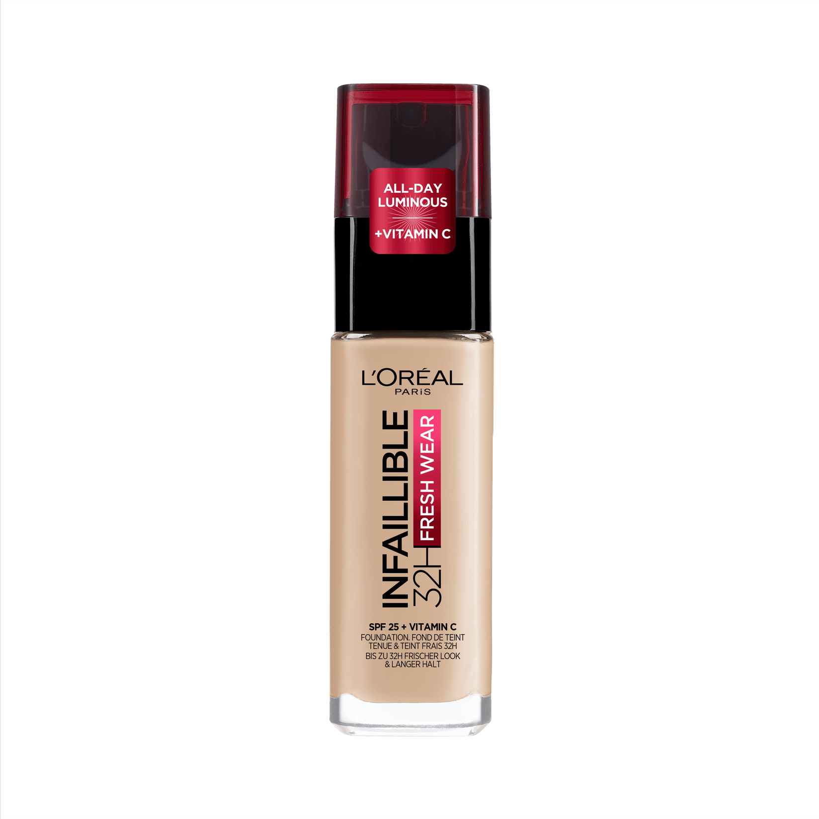 L'oreal Tečni puder sa pumpicom Ineutralfaillible Founeutraldationeutral 130 Beige Peau/Tr 30 ml 0.1 g True Beige