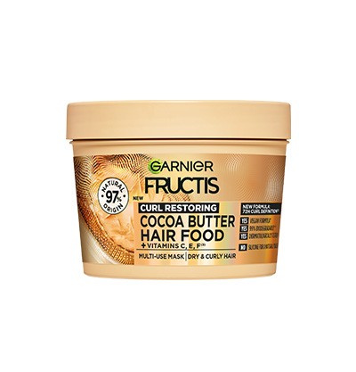 GARNIER Fructis Hair Food Cocoa Butter Maska 390ml