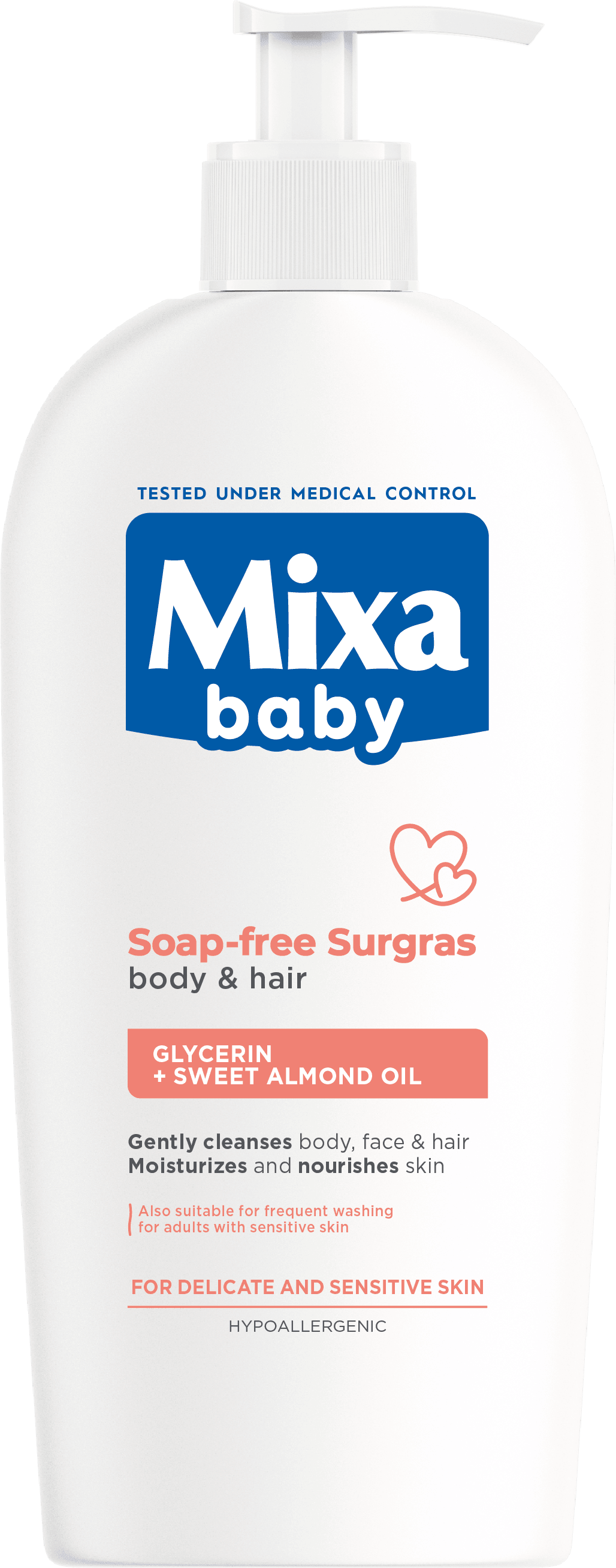 MIXA BABY 2in1 kupka za bebe, 400ml