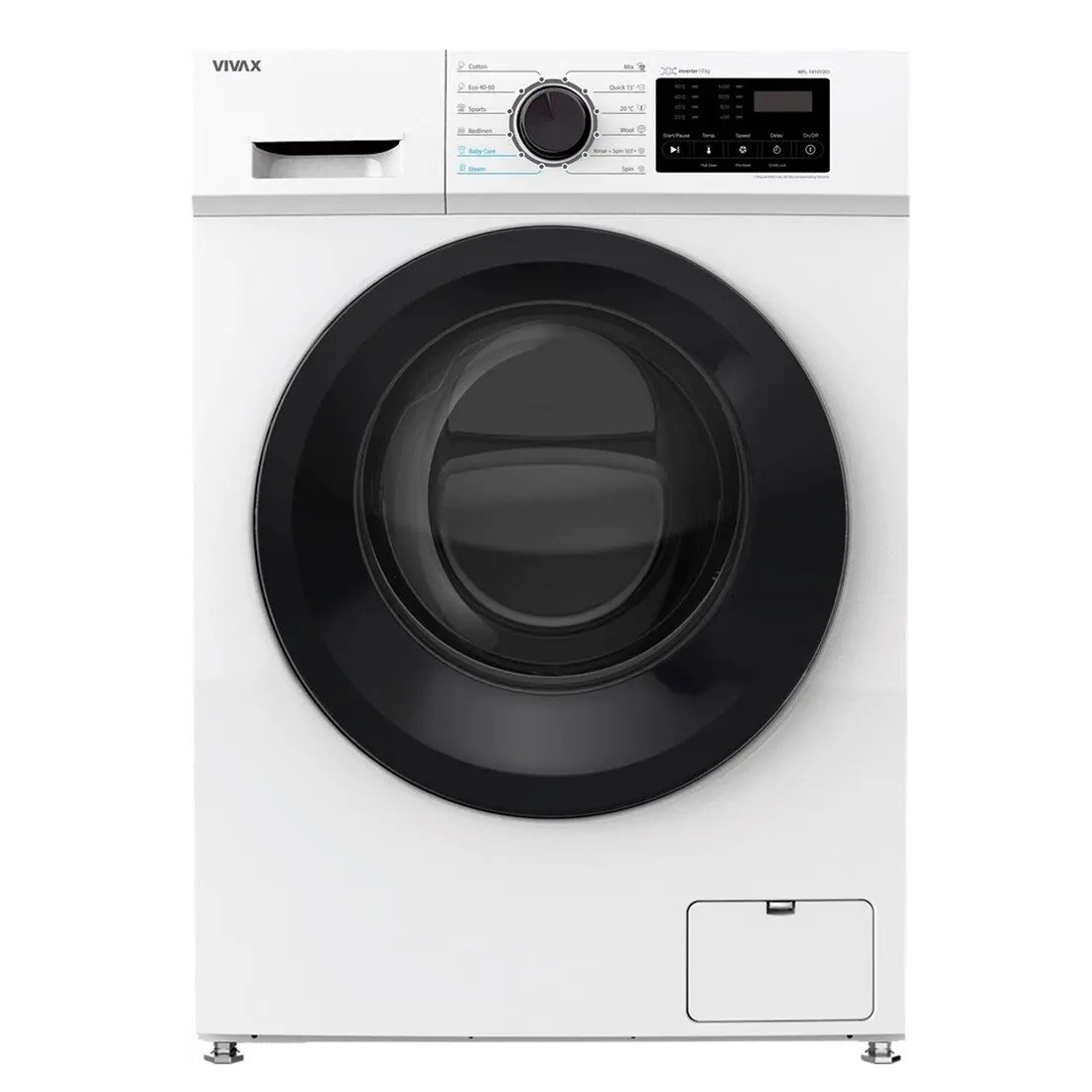 Vivax Mašina za pranje veša WFL-141012CI, 10 kg, 1400 rpm, Bela