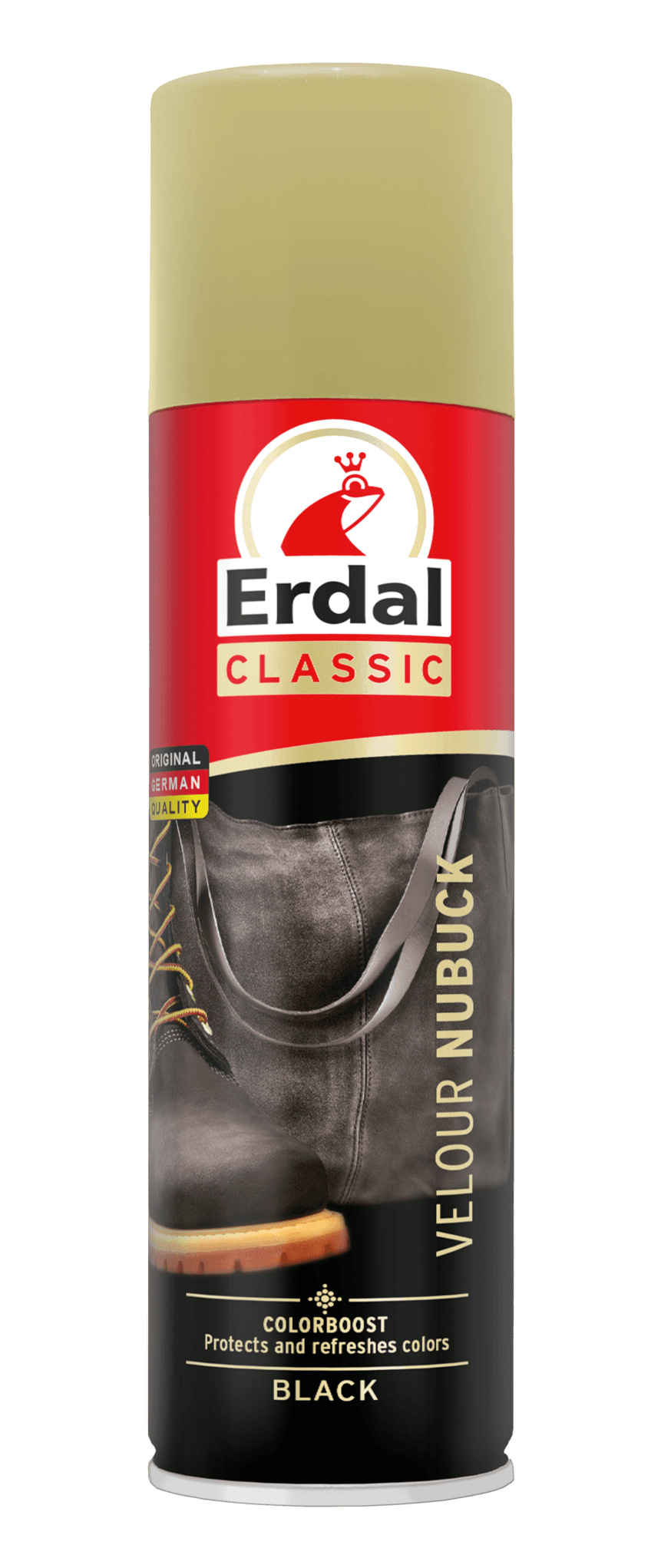 Erdal Sprej za negu obuće Velour Nubuk crni 250ml