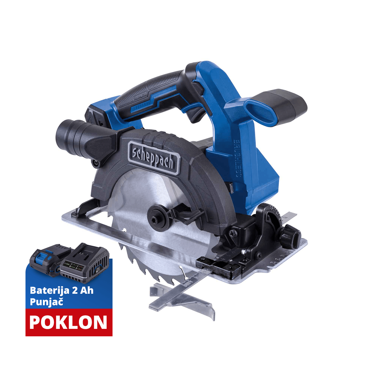 Scheppach Aku ručni cirkular BC-HCS165-X Ixes 5901816900, 20V