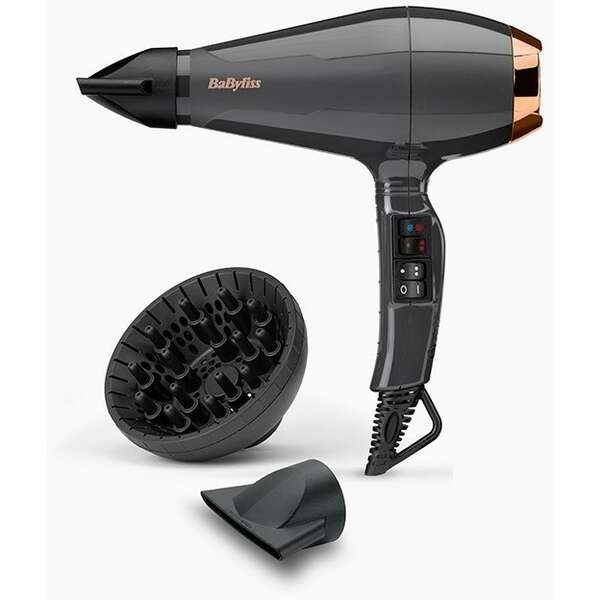 Babyliss 6716DE Fen sa difuzorom, Ionic, 2300 W, Crni