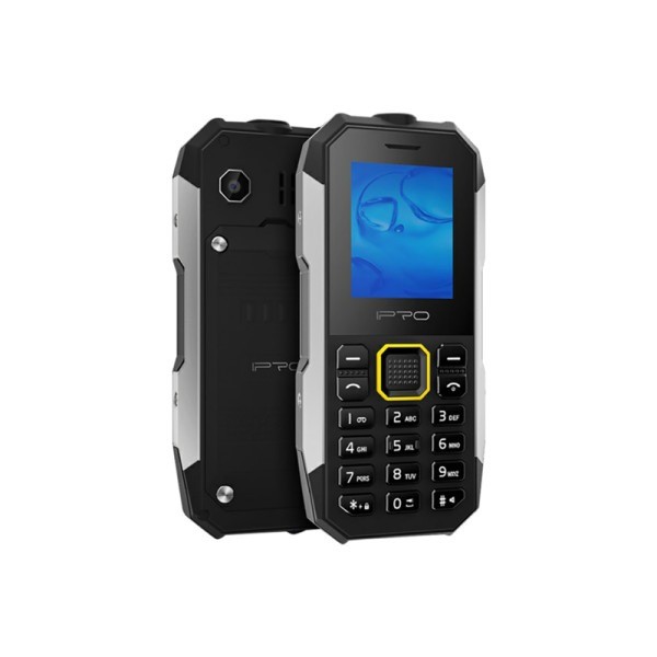Ipro Mobilni telefon Shark II, LCD 2", 2G, GSM, DualSIM, IP67, 32MB, Srpski, Black