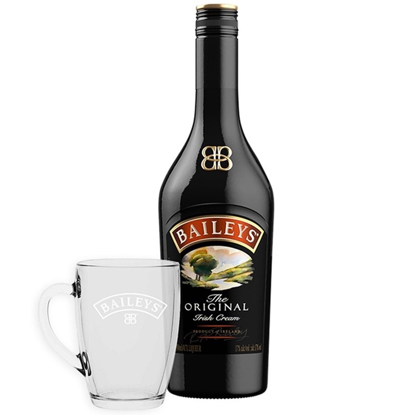 Baileys Liker Original Irish Cream, 0.7l i šolja