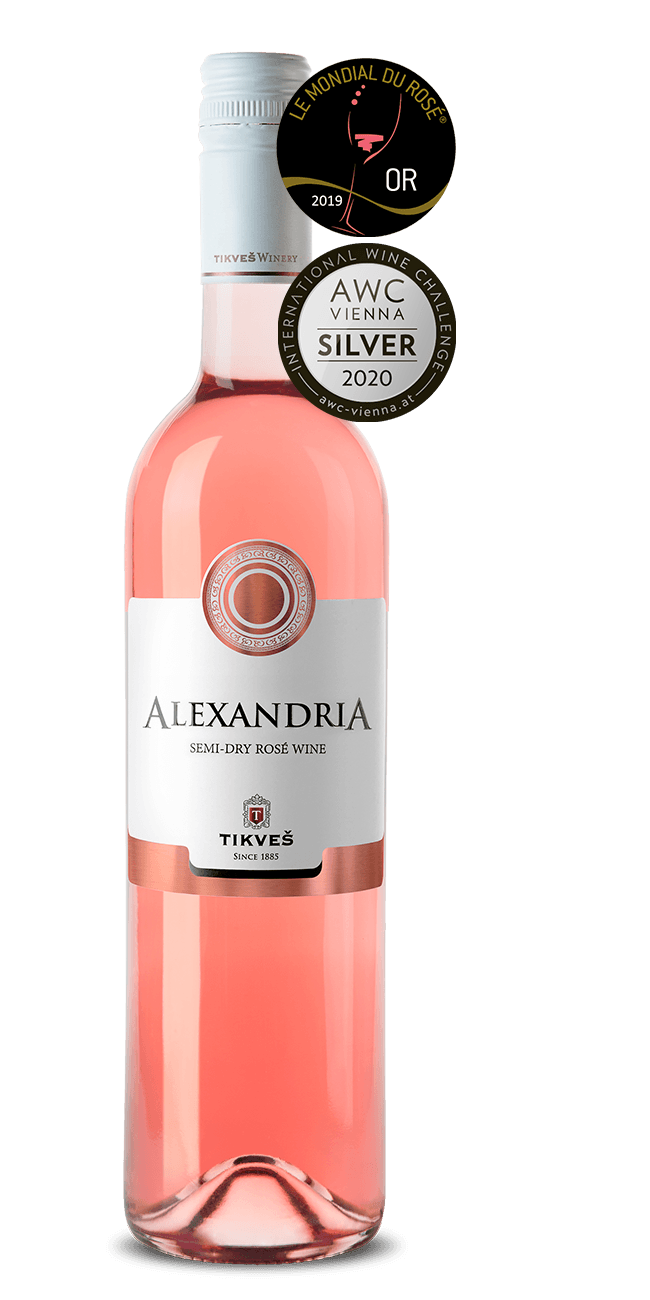TIKVEŠ Alexandria Rose vino 0.75L