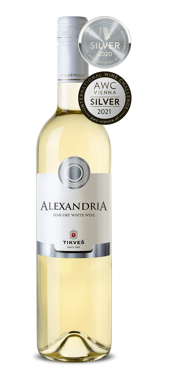 TIKVEŠ Alexandria belo vino 0.75L