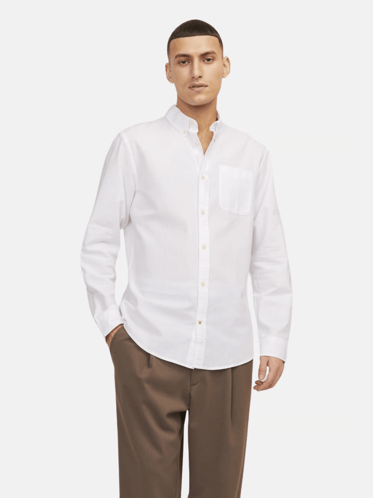 JACK & JONES Muška košulja 12182486, Bela