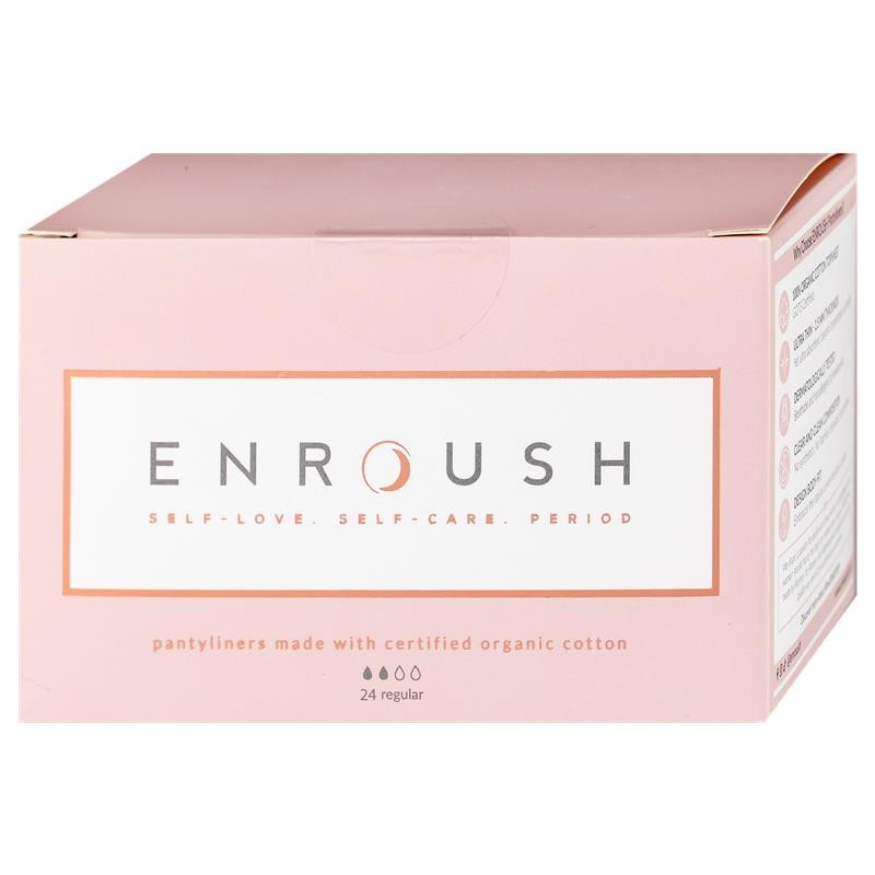 ENROUSH Higijenski dnevni ulošci od organskog pamuka, 24 komada