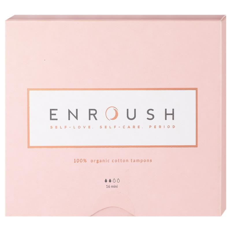 ENROUSH Mini tamponi od organskog pamuka, 16 komada