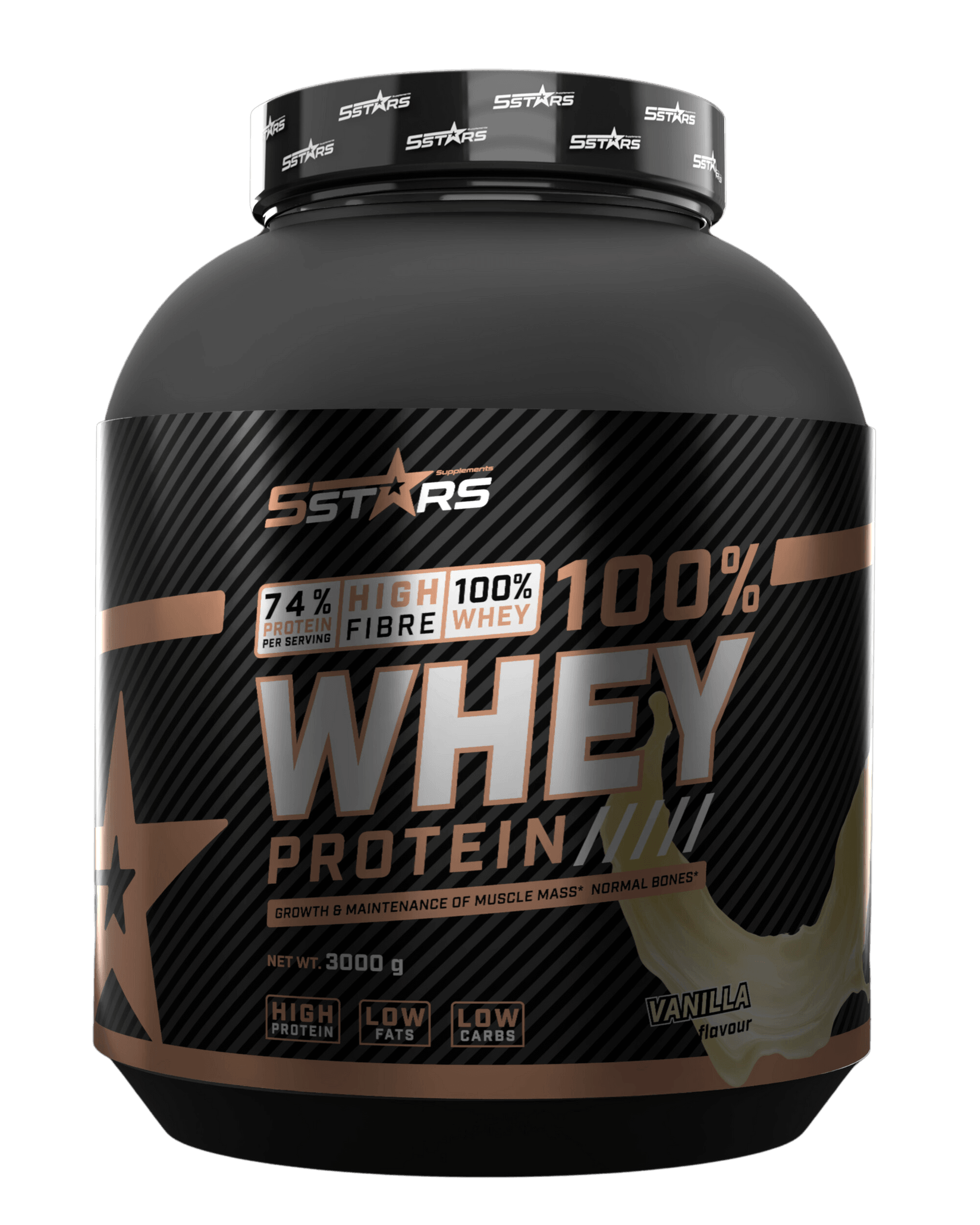 5 Stars Whey protein vanila 3kg
