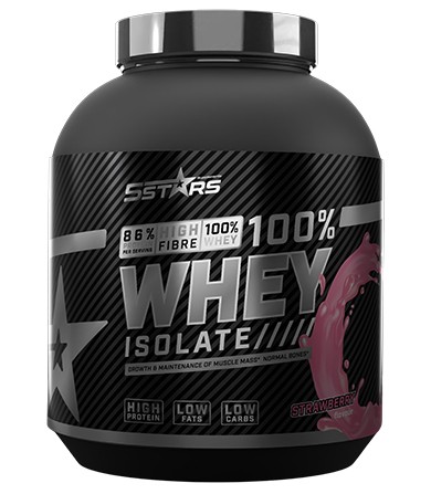 5 Stars Whey isolate protein jagoda, 2kg