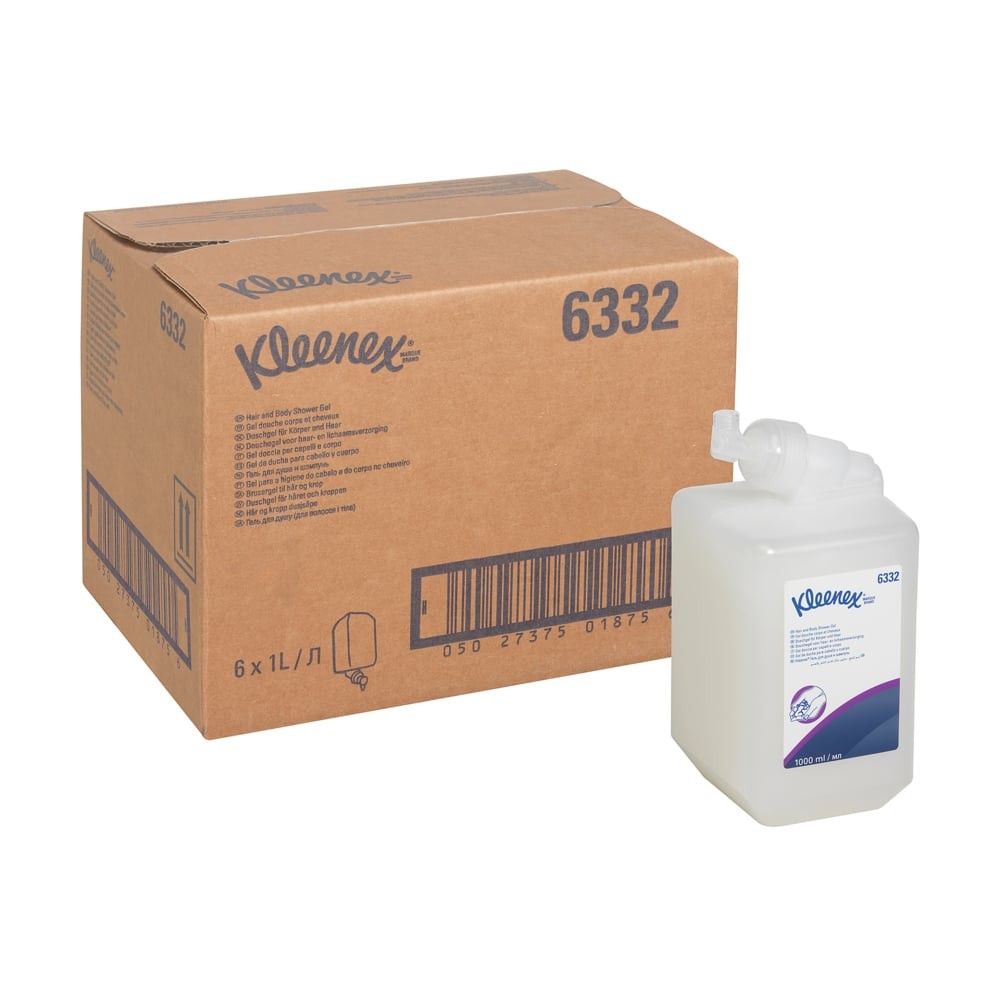 Kimberly Clark Kleenex Gel za telo i za kosu, 1l