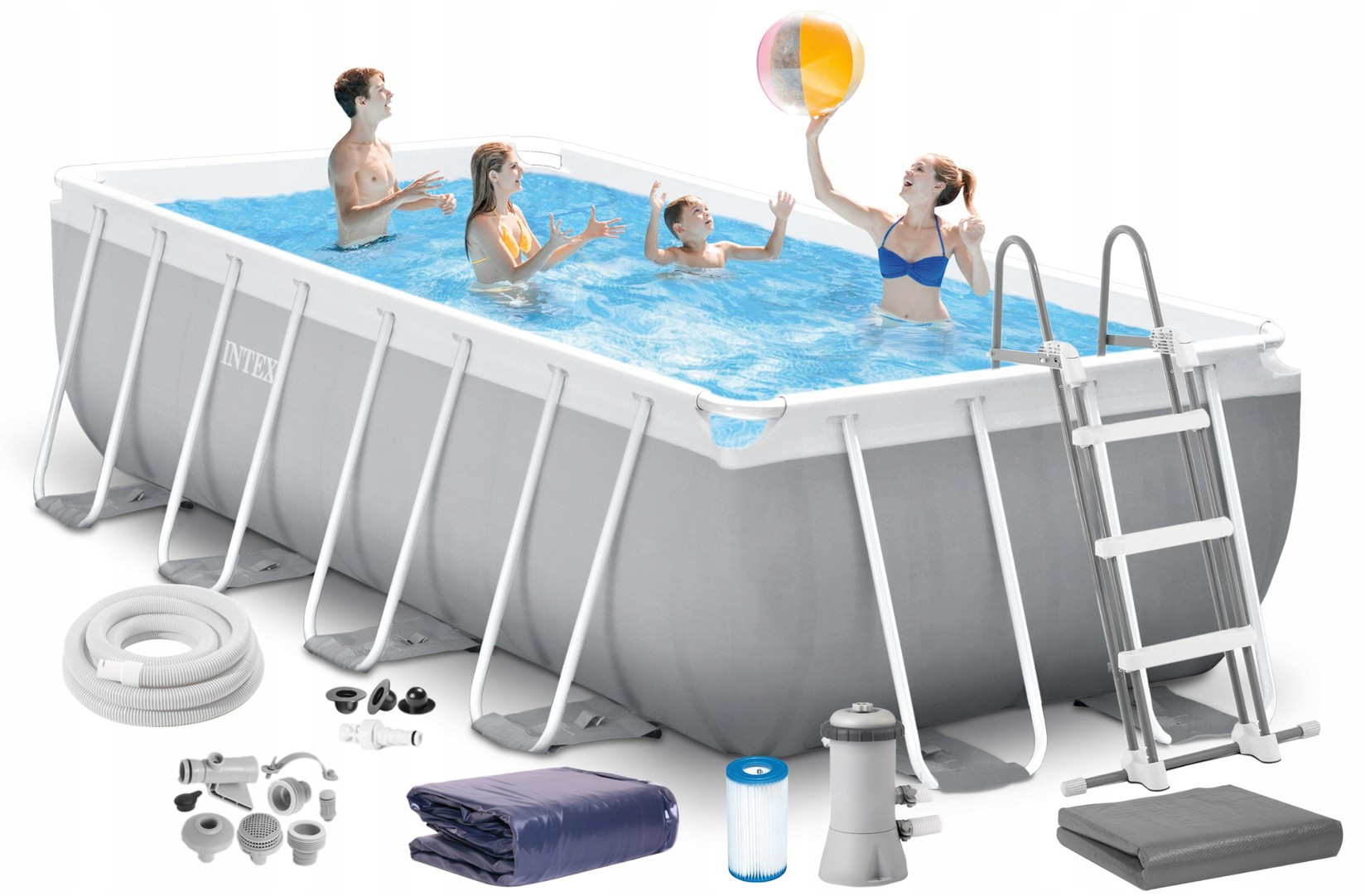 INTEX Bazen metalni okvir 4.88 x 2.44 x 1.07 Prism Frame