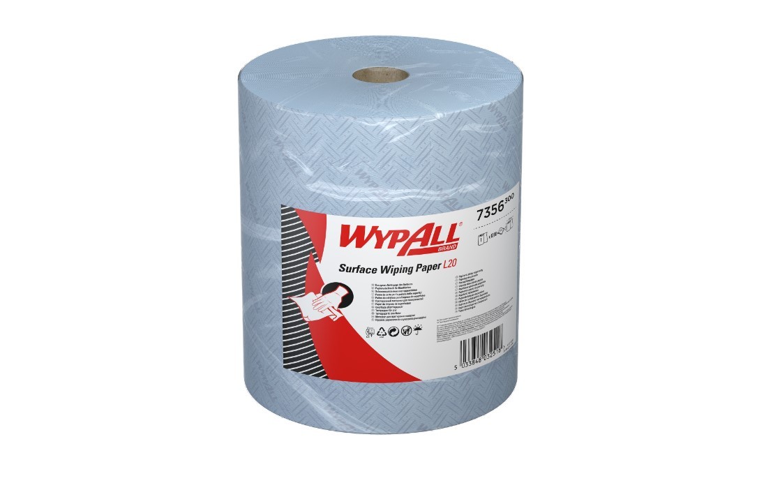 Kimberly Clark WYPALL L20 Papirni ubrus, Troslojni, Plavi