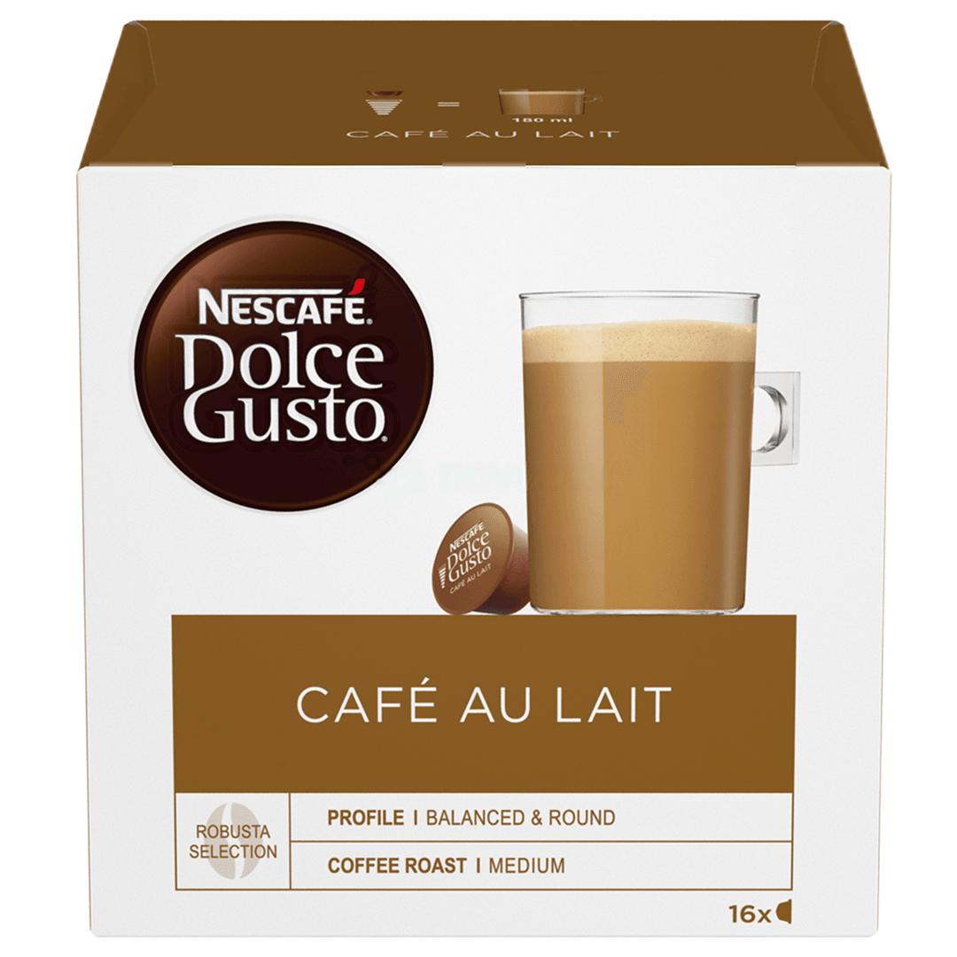 Nescafe Dolce Gusto Kapsule za kafu Cafe au Lait, 16 komada, 160g