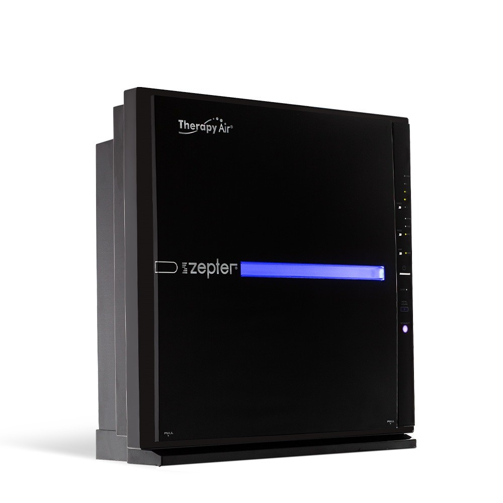 Zepter Therapy Air iOn Prečišćivač vazduha, 6-stepeni sistem filtriranja, Crni