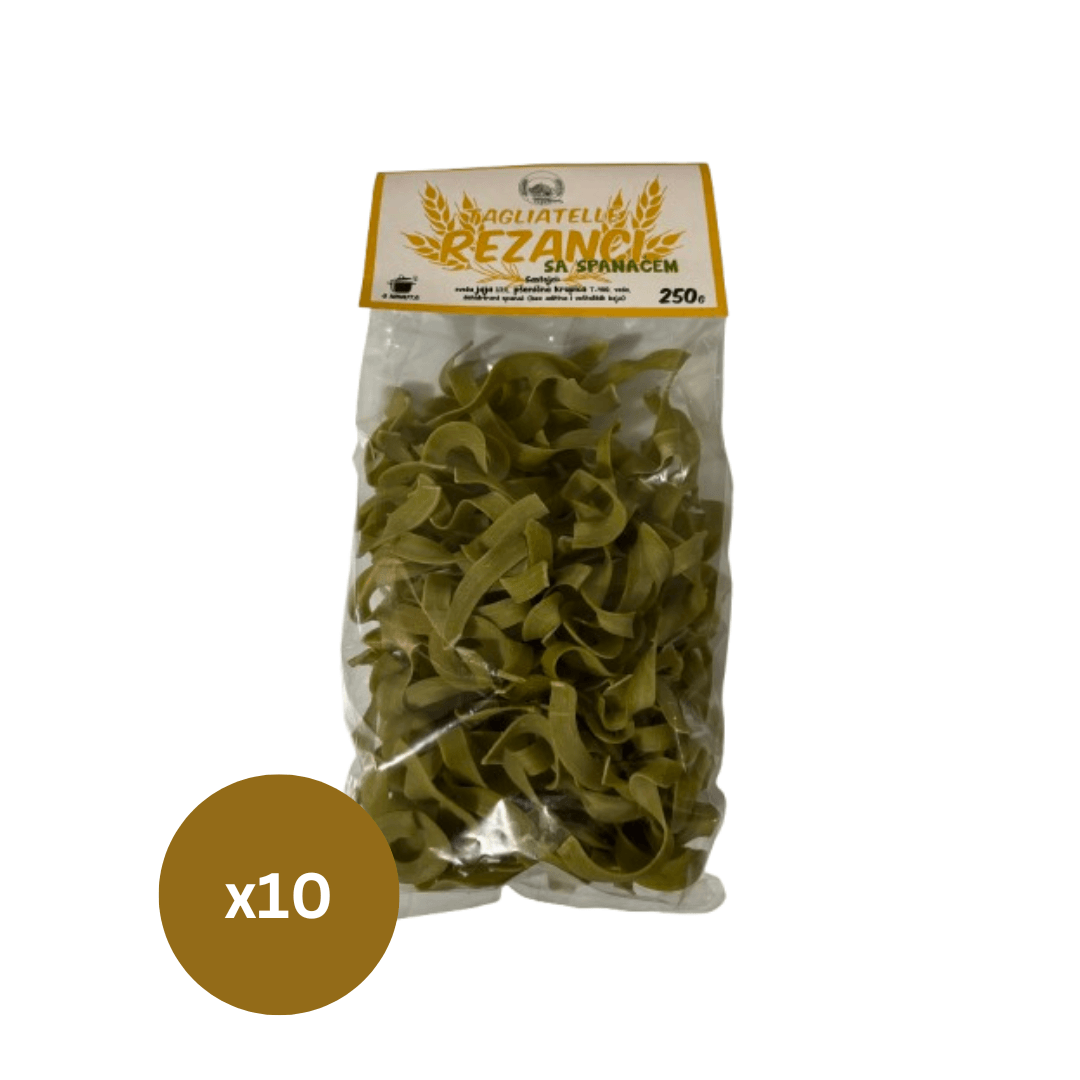 Kora Tajna Taljatele rezanci sa spanaćem 10x250g