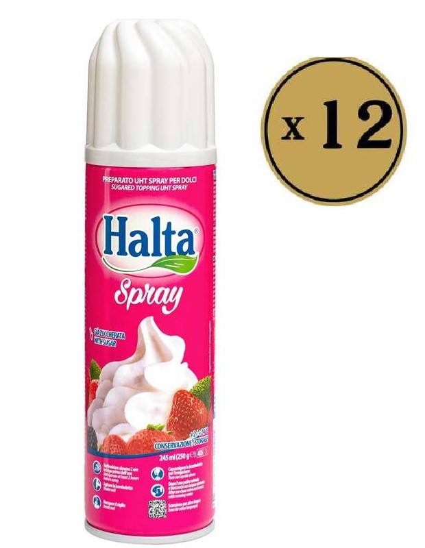 Halta Biljni šlag u spreju 250ml, 12 komada