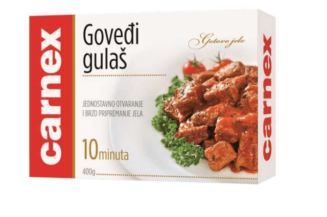 CARNEX Gulaš goveđi, 400g