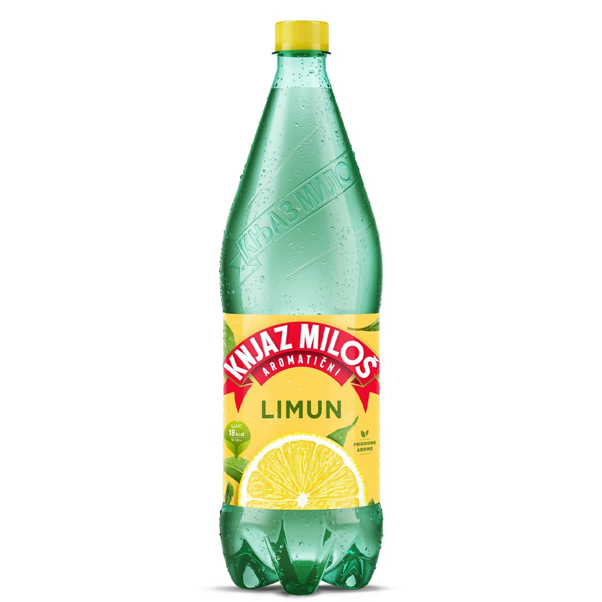 KNJAZ MILOS Gazirana voda limun aromatični 1.25l PET