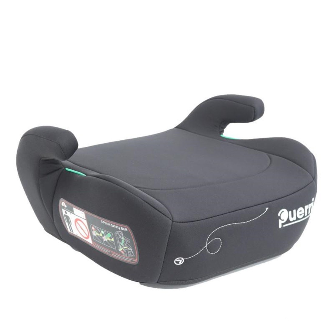 Puerri Buster auto sedište Power, 125-150 cm, Tamnosivo