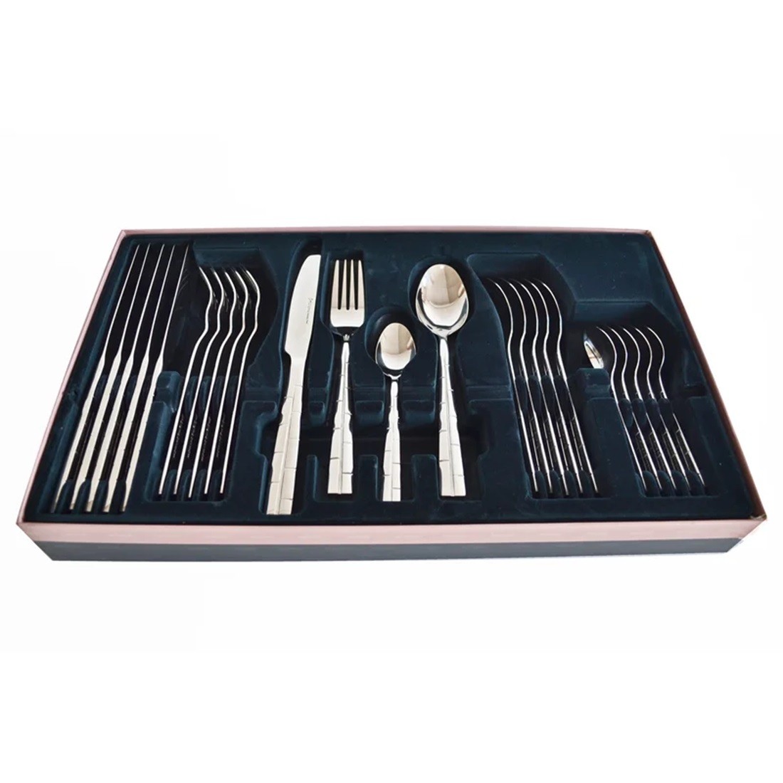 Sigma Set escajga Larissa S8840, 6 kompleta, Inox, Srebrne boje