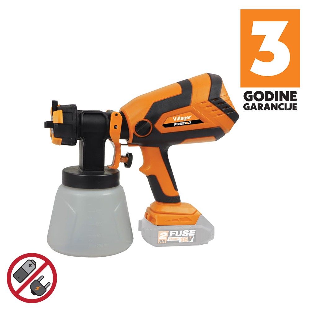 Villager FUSE akumulatorski pistolj za farbanje VLN 9720