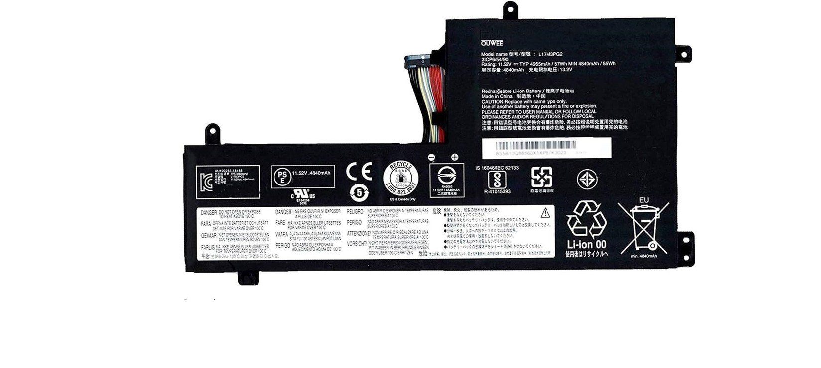 Baterija za laptop Lenovo Legion Y530-15ICH Y545-PG0 Y540-17IRH Y540-15IRH Y7000P Y7000 Y7000-2019