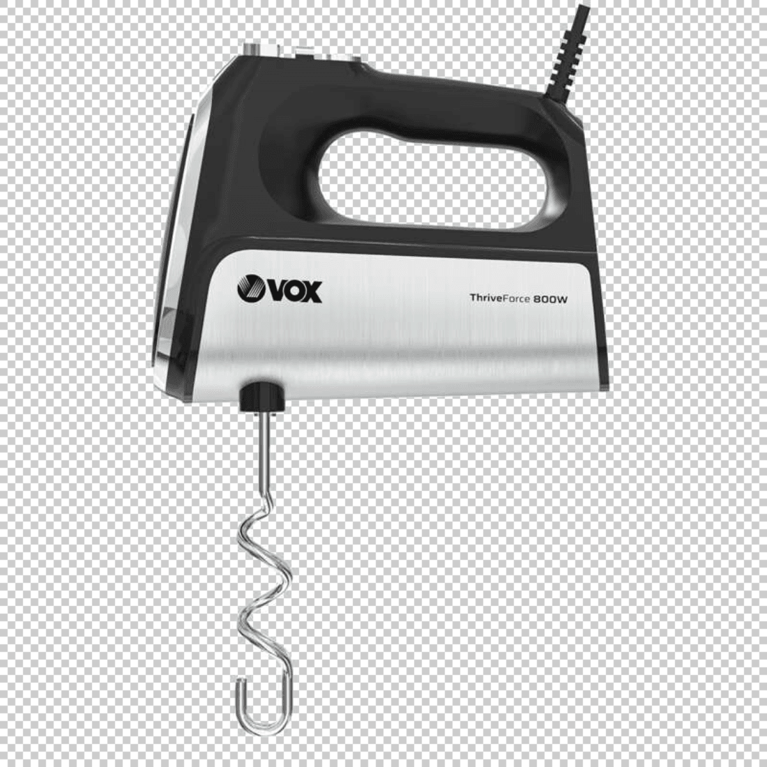 VOX Mikser MX 9402, 800 W, 6 brzina + turbo, 2 para mutilica, Crni