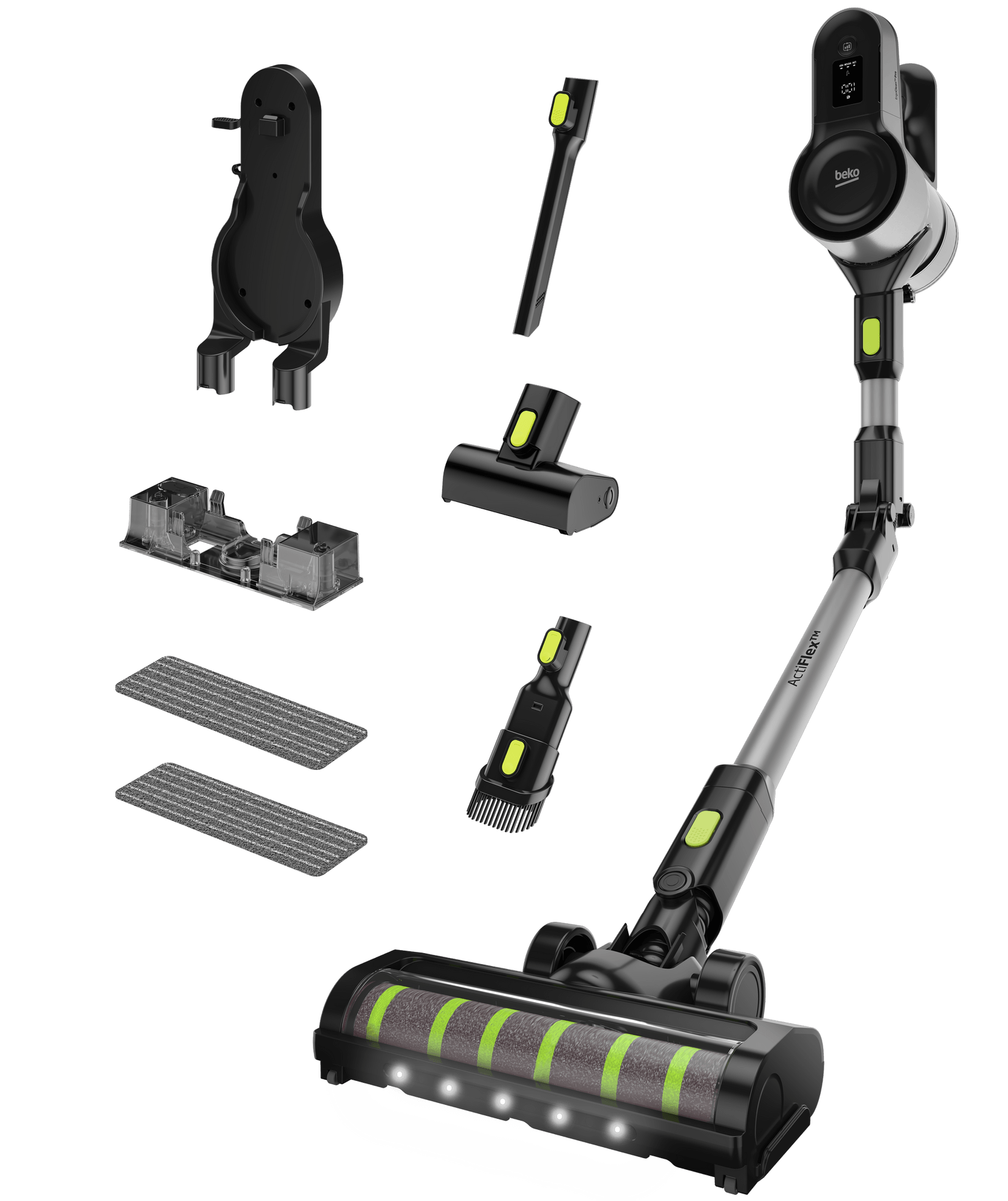 BEKO Štapni usisivač VRT 84225 VI, 100W, flex, 45 minuta rada, crni