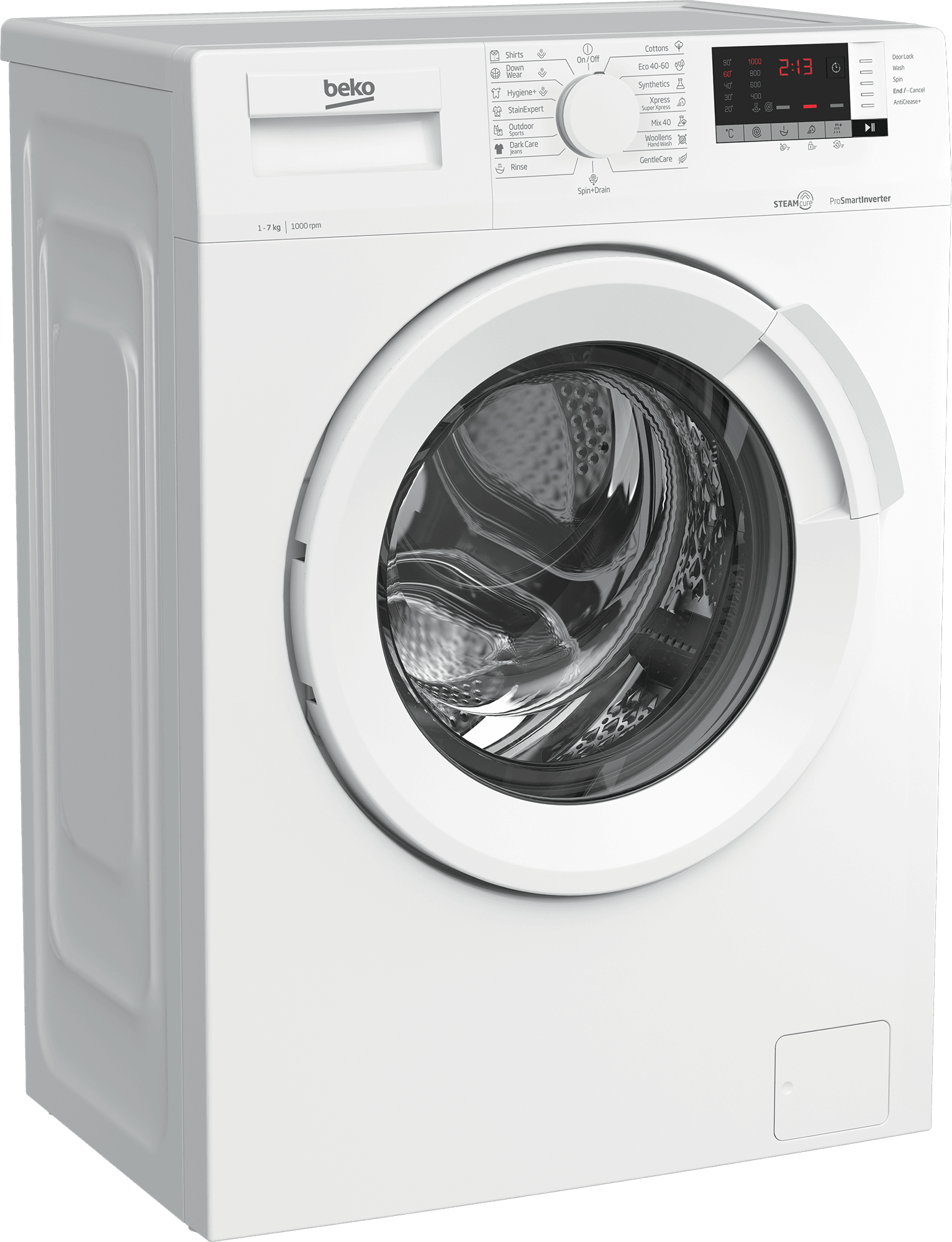 Beko Mašina za pranje veša WUE 7511D XWW, 7 kg, 1000 rpm, Bela
