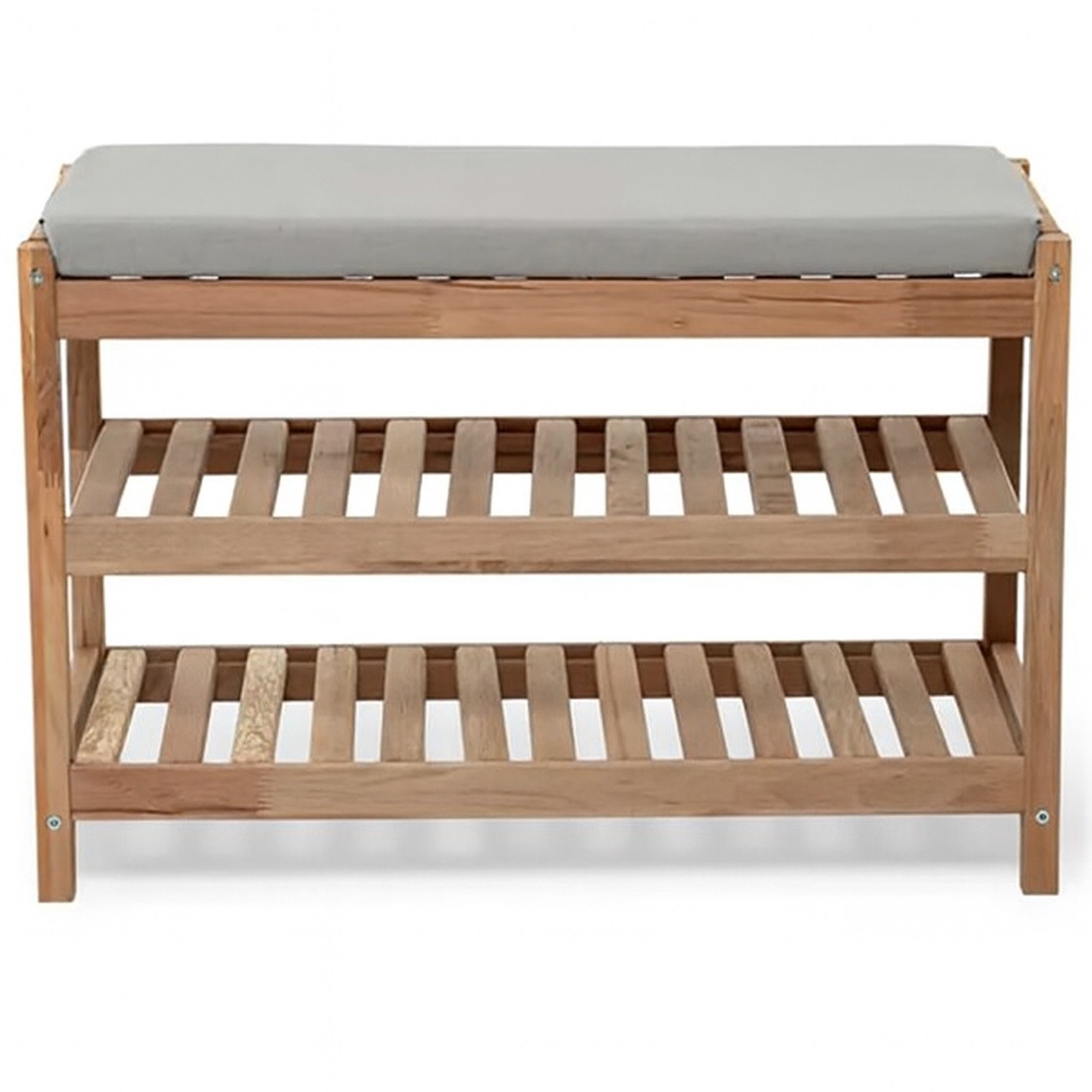 Bienwood Cipelarnik sa klupom BIE7005, Drveni, 70x28x42 cm, Smeđi