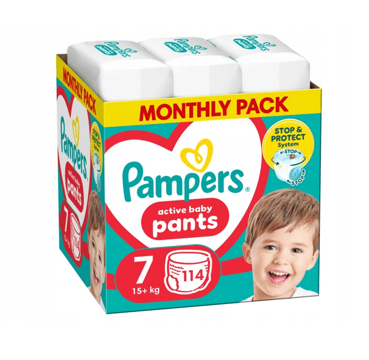 Pampers Pelene Pants 7, Monthly, MSB, 114/1