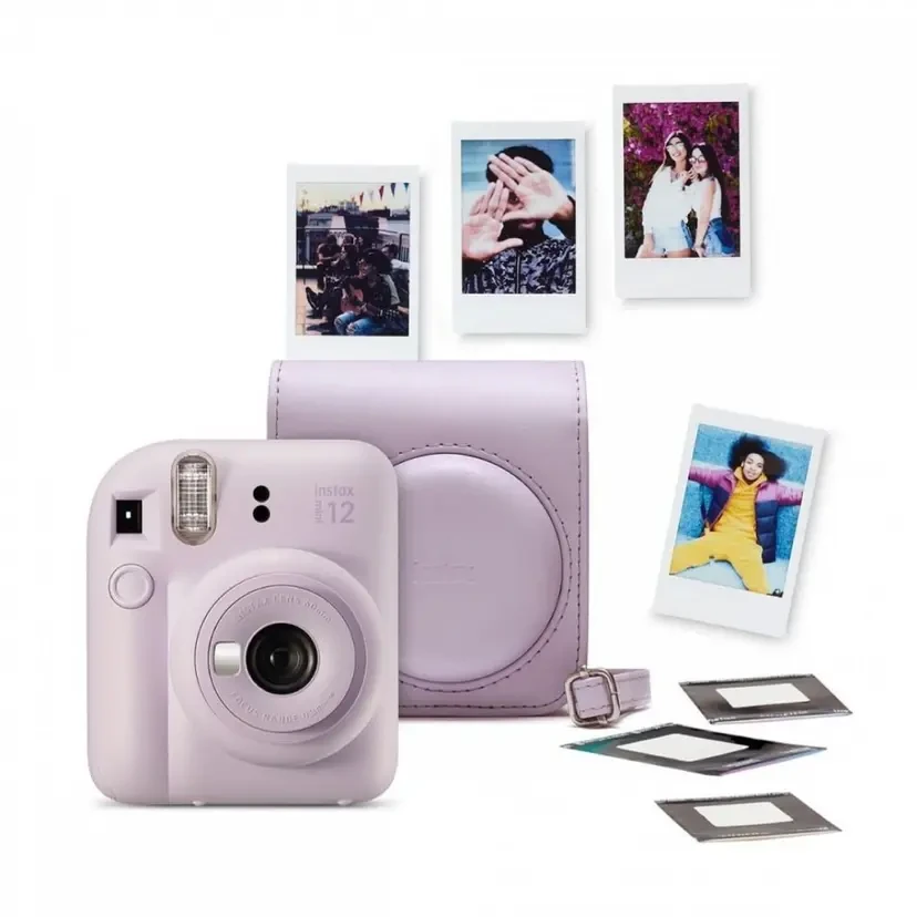 Fuji Set Fotoaparat Instax Mini 12 + Futrola i 10 filmova, Lavanda