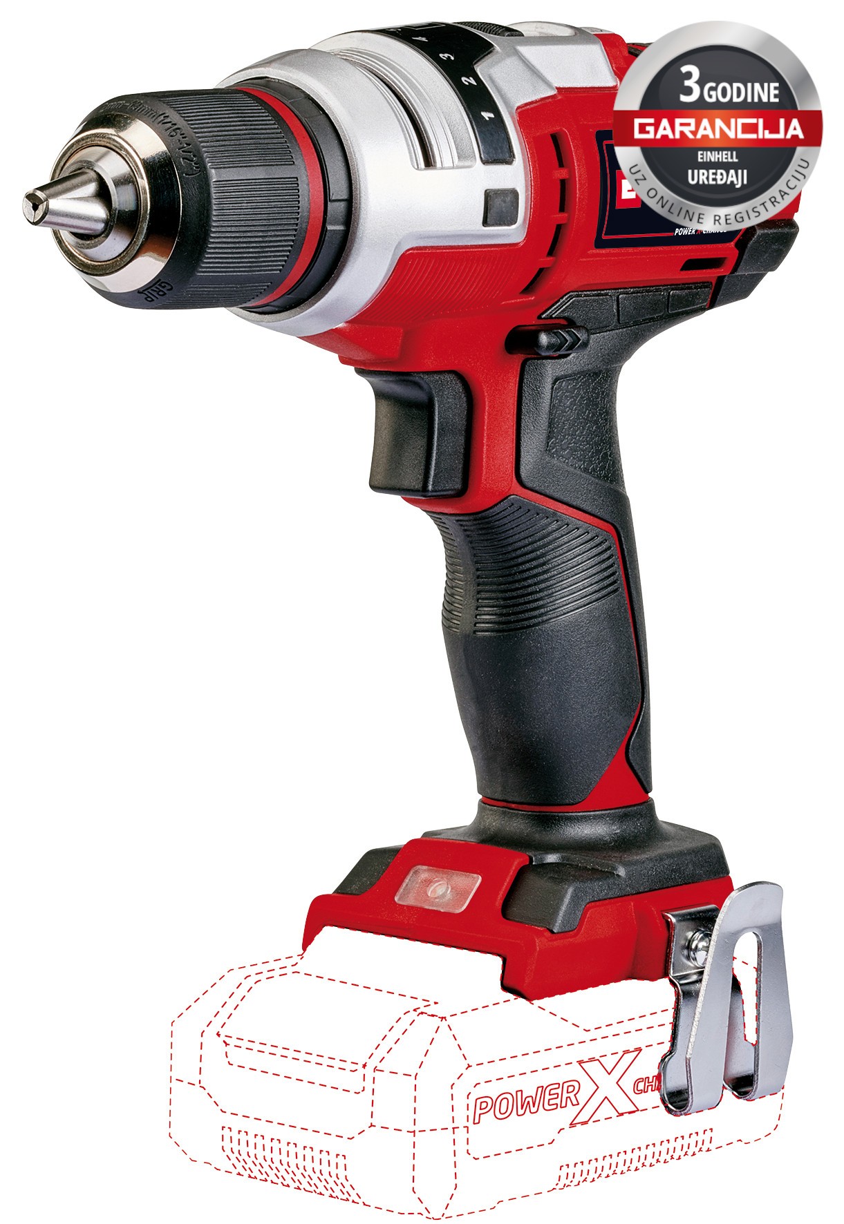 EINHELL Akumulatorska bušilica sa elektronikom TE-CD 18 Li E - Solo