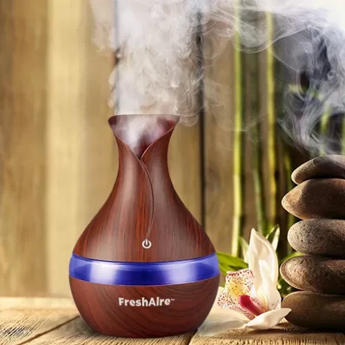 MEDISANA Ultrazvučni ovlaživač i difuzer eteričnih ulja FreshAire™ Compact tamni mahagoni