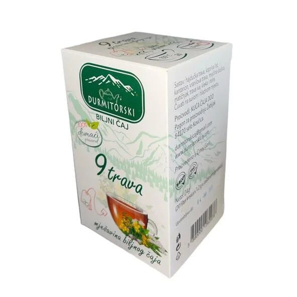 Durmitorski čaj Mešavina 9 trava, 24g