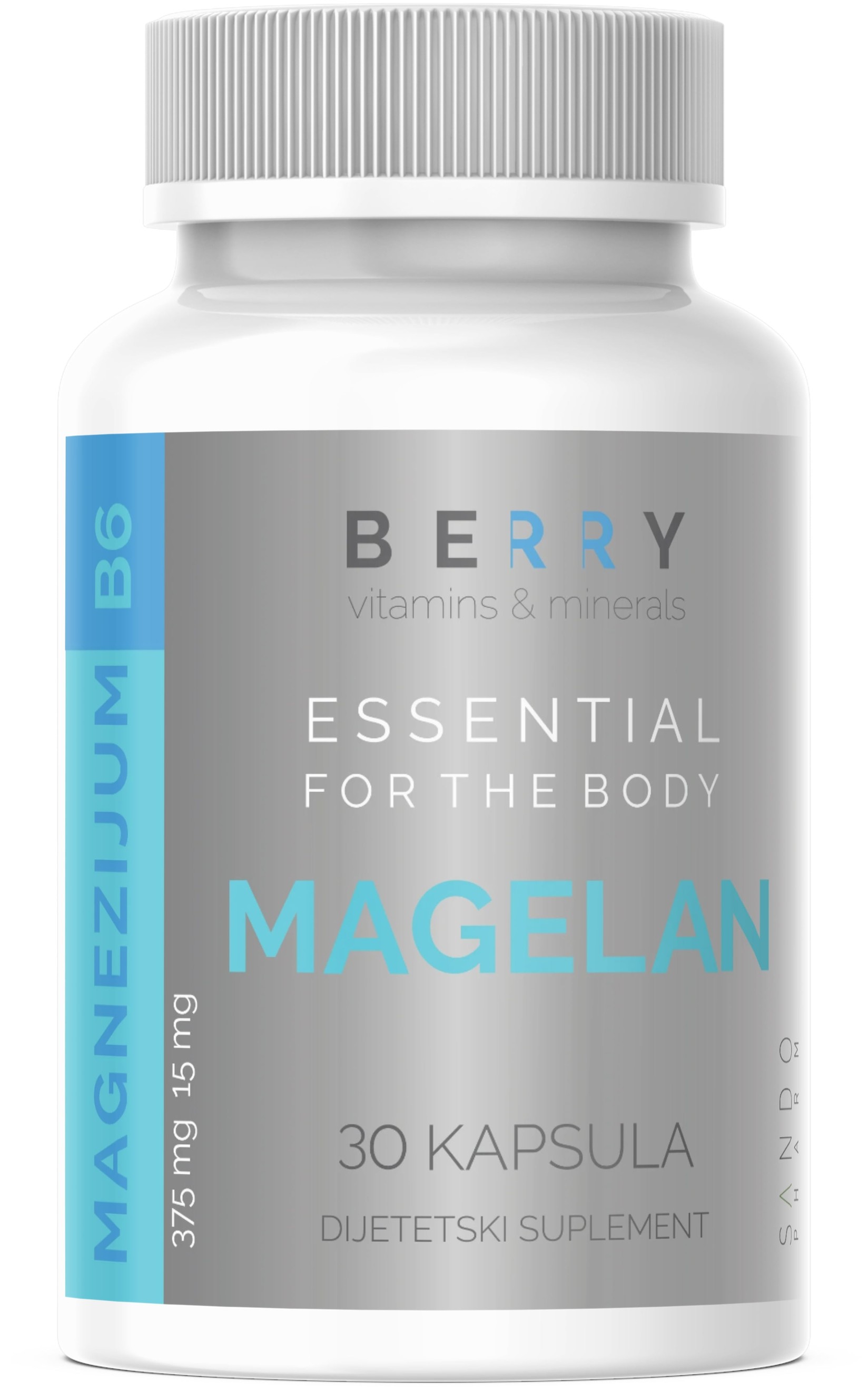 BERRY HEALTH Magelan Mg+B6, 30 kapsula