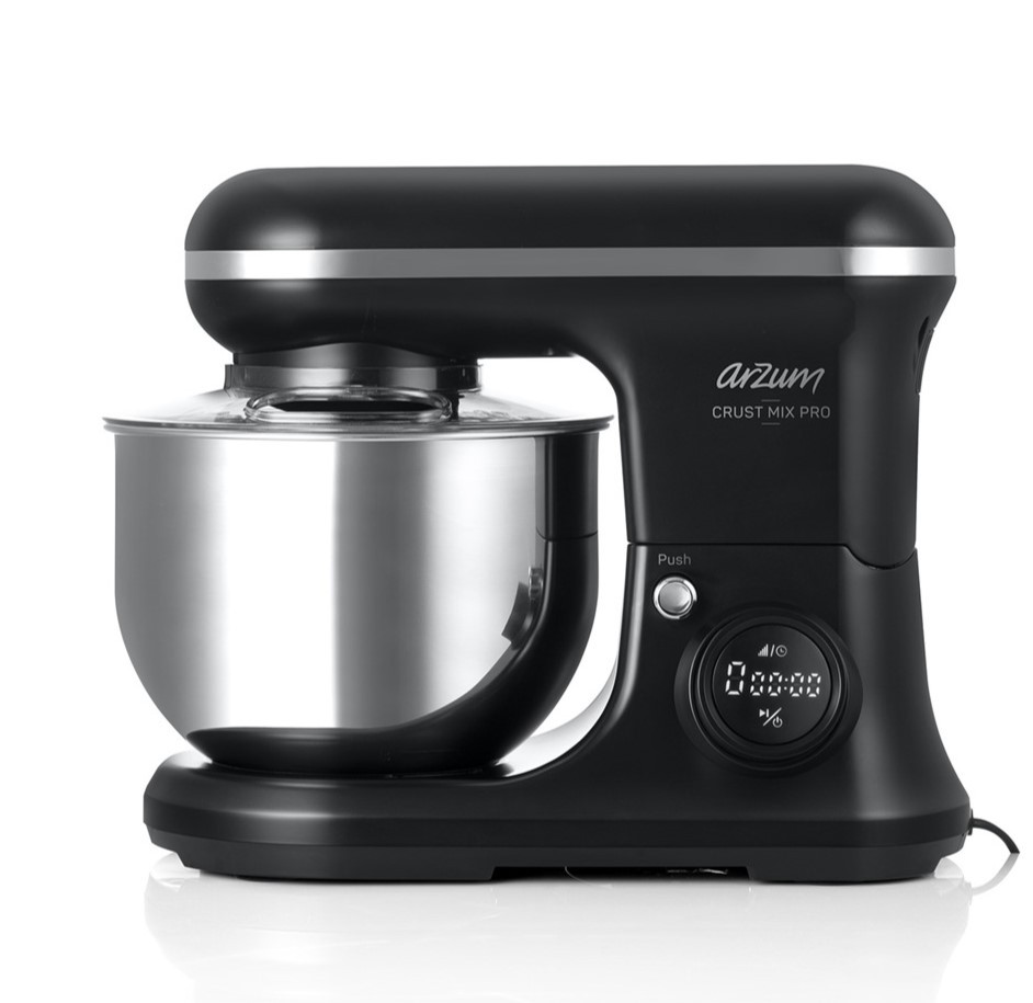 Arzum Stoni mikser sa posudom Crust Mix Pro, 1200W, Digitalni, Crni