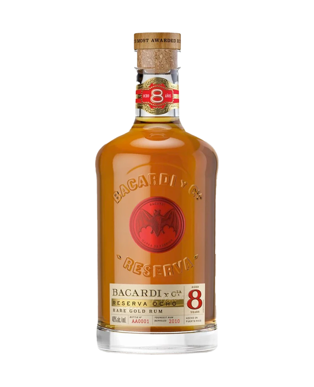 BACARDI 8 Iear Old Rum 0.7L NRGB