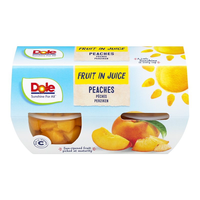 Dole Breskva kockice u soku, 113g, 4 komada