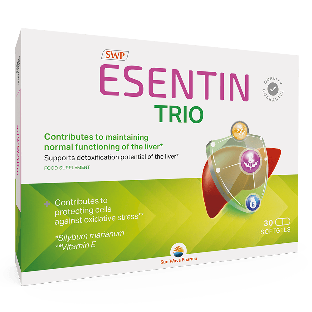SWP Esentin Trio, Za zdravu jetru, 30 kapsula