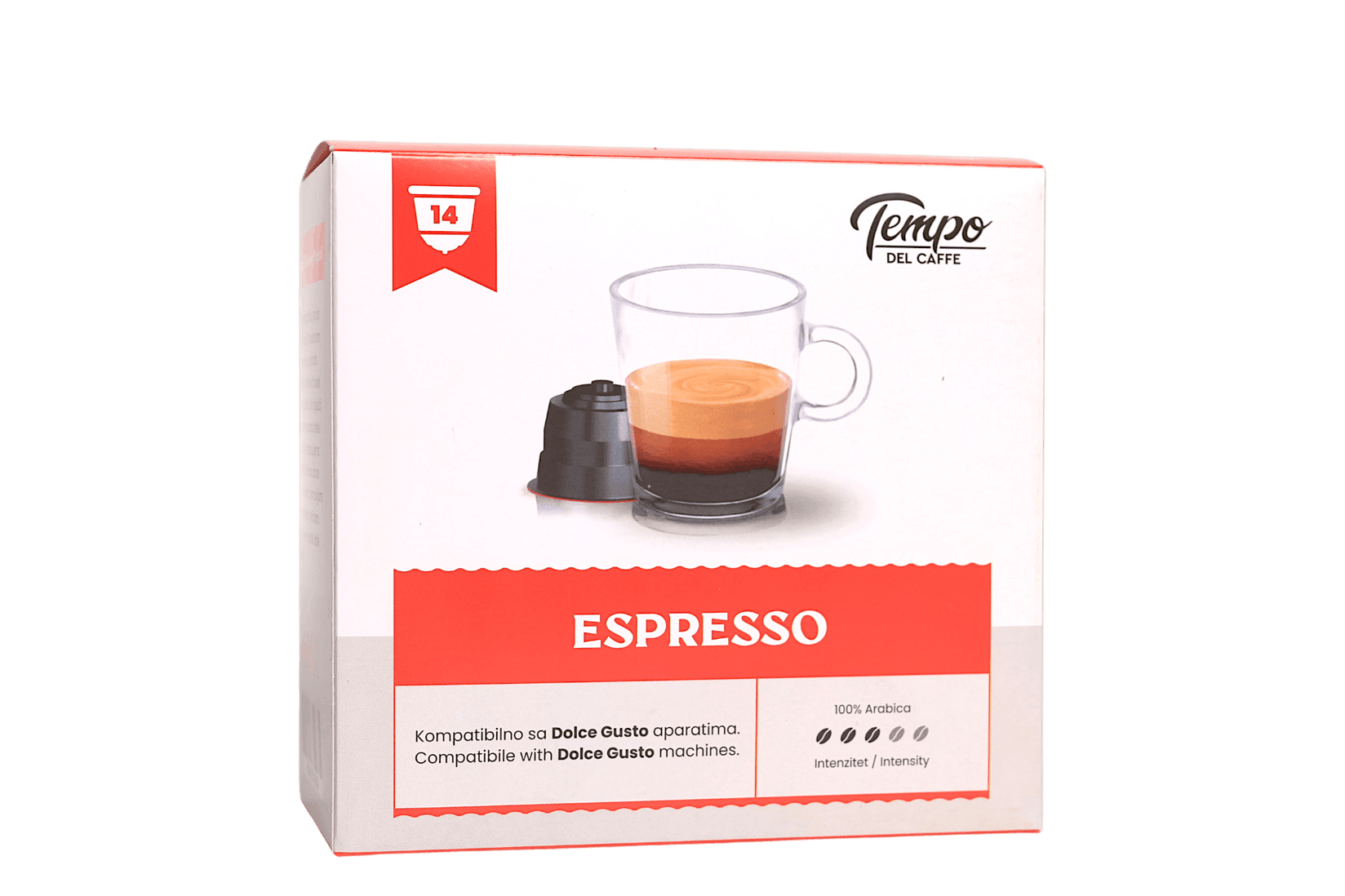 TEMPO DEL CAFFE Kapsule za Dolce Gusto Espresso, 14 kapsula