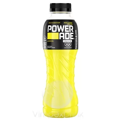 Powerade Napitak Limun 0.5l, Bez sportskog čepa