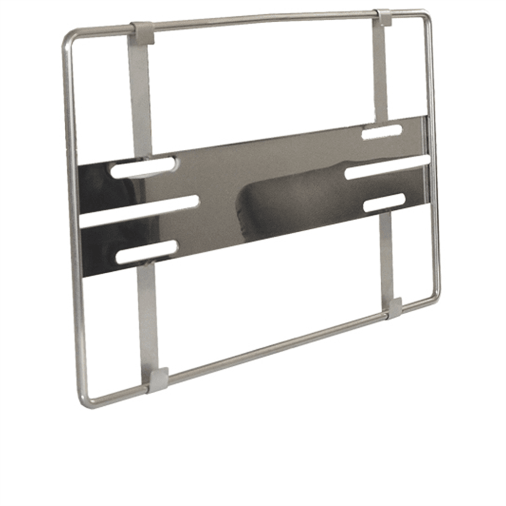 TEHNOMERKUR Inox okvir za registarske tablice, 342x203 mm, Srebrne boje