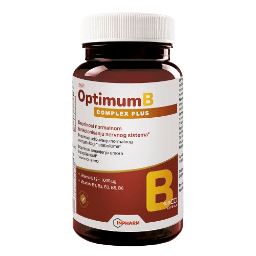 Inpharm Optimum B Complex Plus kompleks B vitamina , 10x10 kapsula