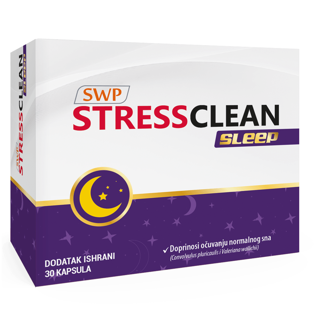 SWP Stressclean Sleep za miran san, 30 kapsula