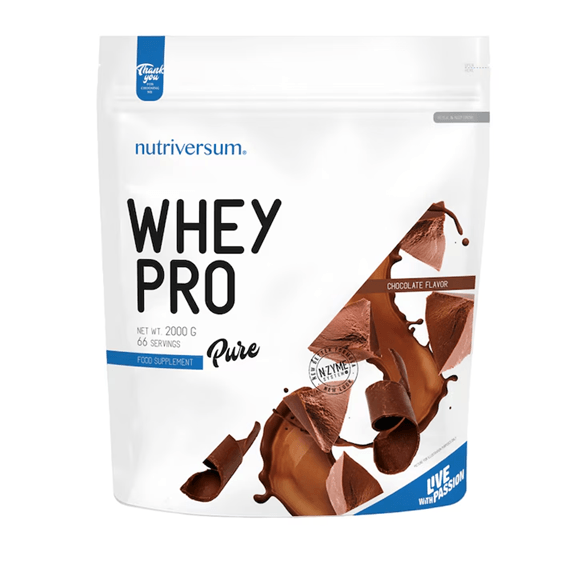 Nutriversum Protein Whey Pro, Čokolada, 2 kg