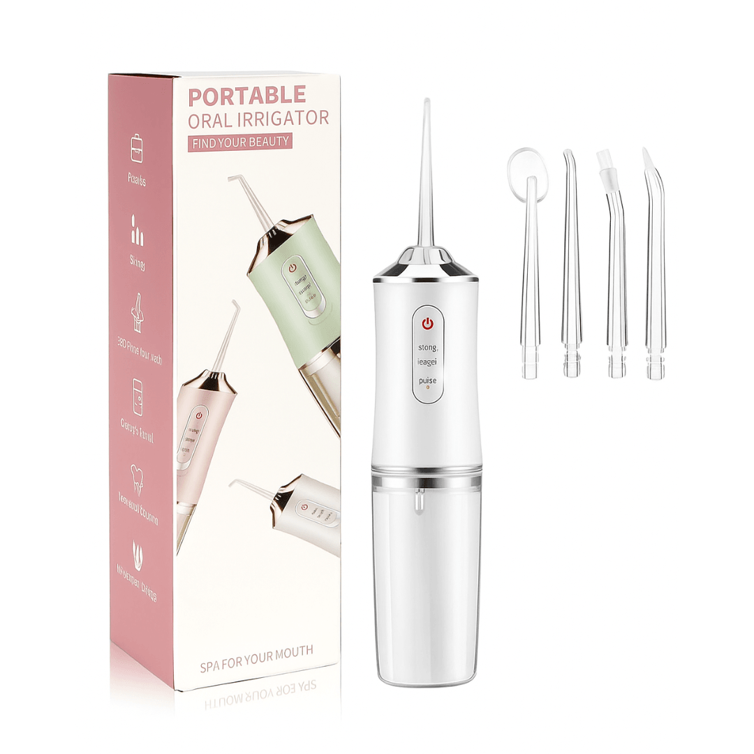 Oralni irigator za negu zuba, Beli